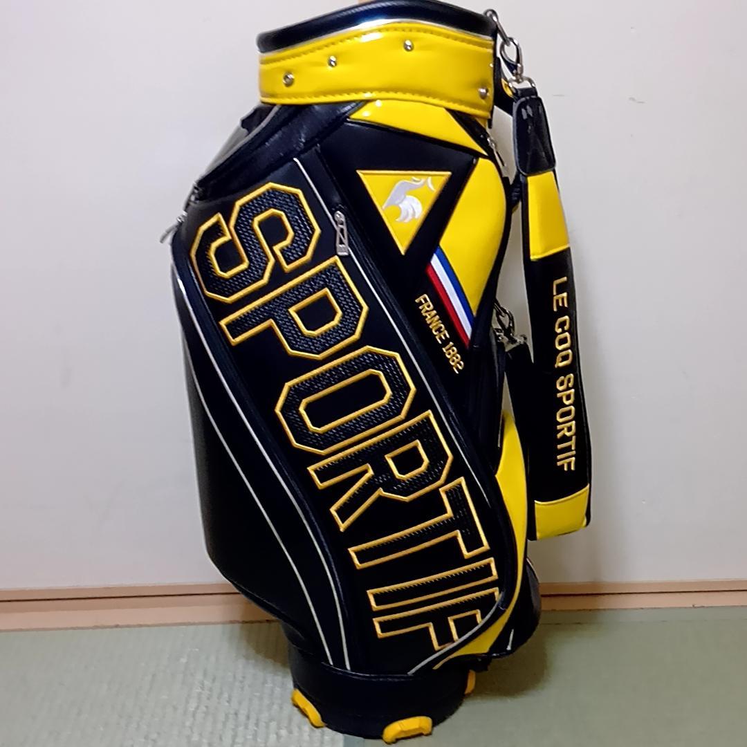 【週末特価】le coq sportif キャディバッグ　6分割　9.5型