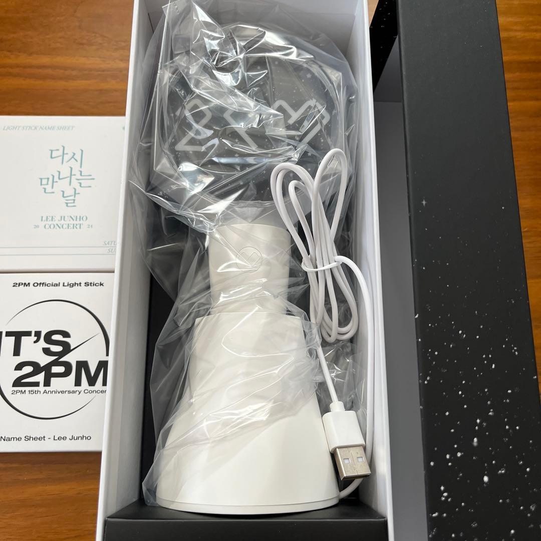 2PM ペンライト　公式　ネームシート2個　セット　新品未使用　ジュノ　ペンペン