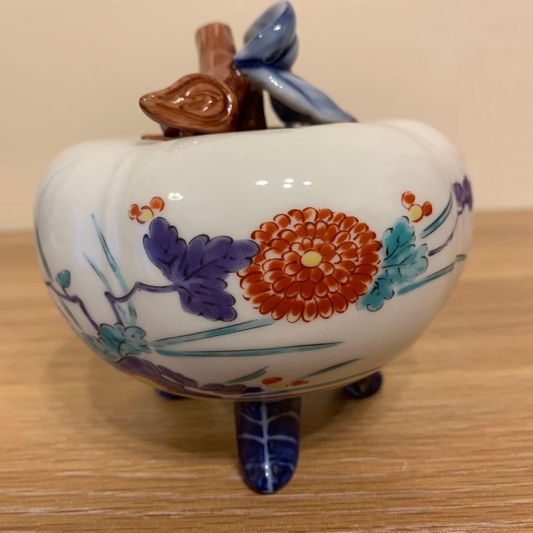 柿右衛門　三足香炉 1客 人間国宝 131