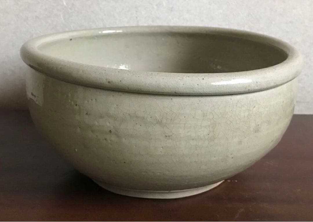 骨董品　　古道具　年代物　大きい鉢　　刻印有り　希少