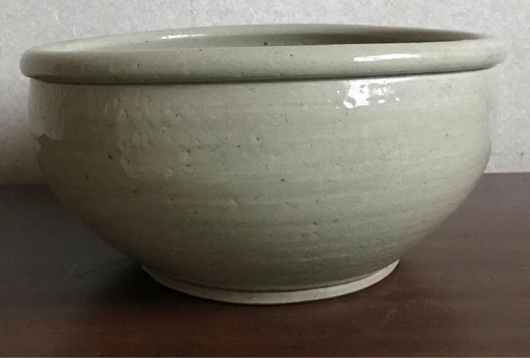 骨董品　　古道具　年代物　大きい鉢　　刻印有り　希少