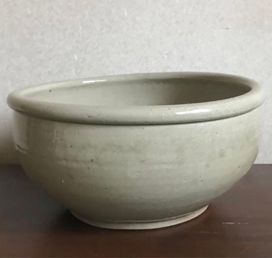 骨董品　　古道具　年代物　大きい鉢　　刻印有り　希少