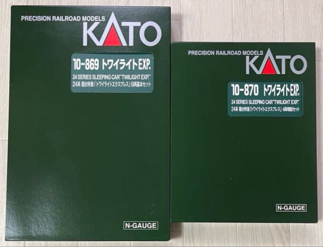 KATO 24系寝台特急「トワイライトエクスプレス」 ６両基本・４両増結セット