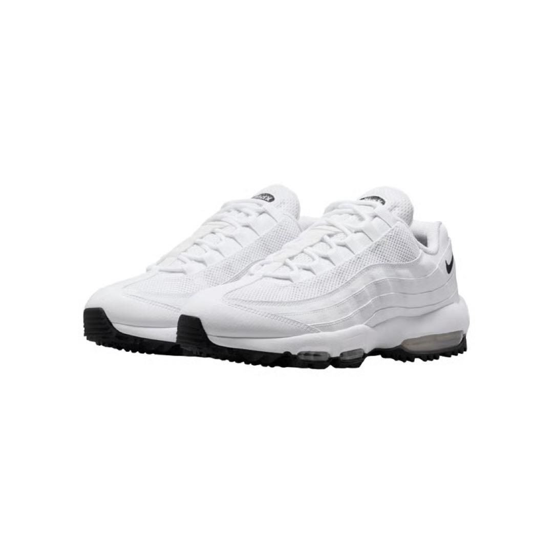 新品未使用　ナイキ　ゴルフシューズ　エアマックス95G ホワイト　27.5