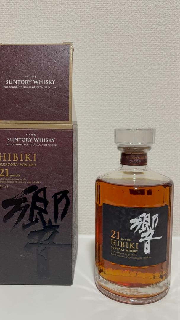 響 21年 ウイスキー 箱付き