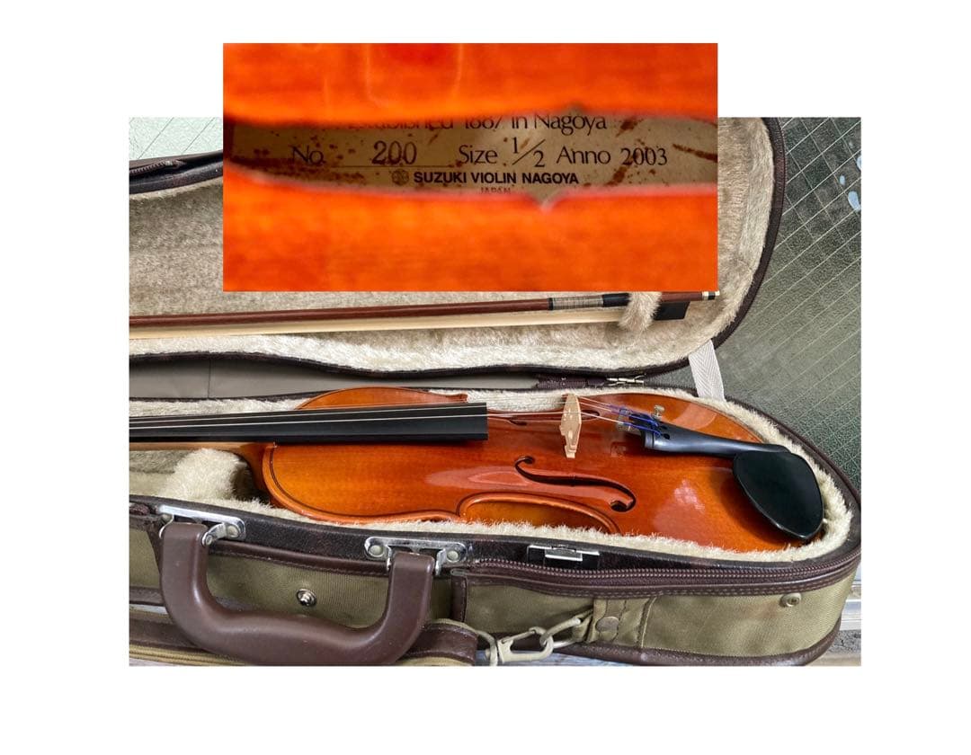 SUZUKI バイオリン 1/2 N.200