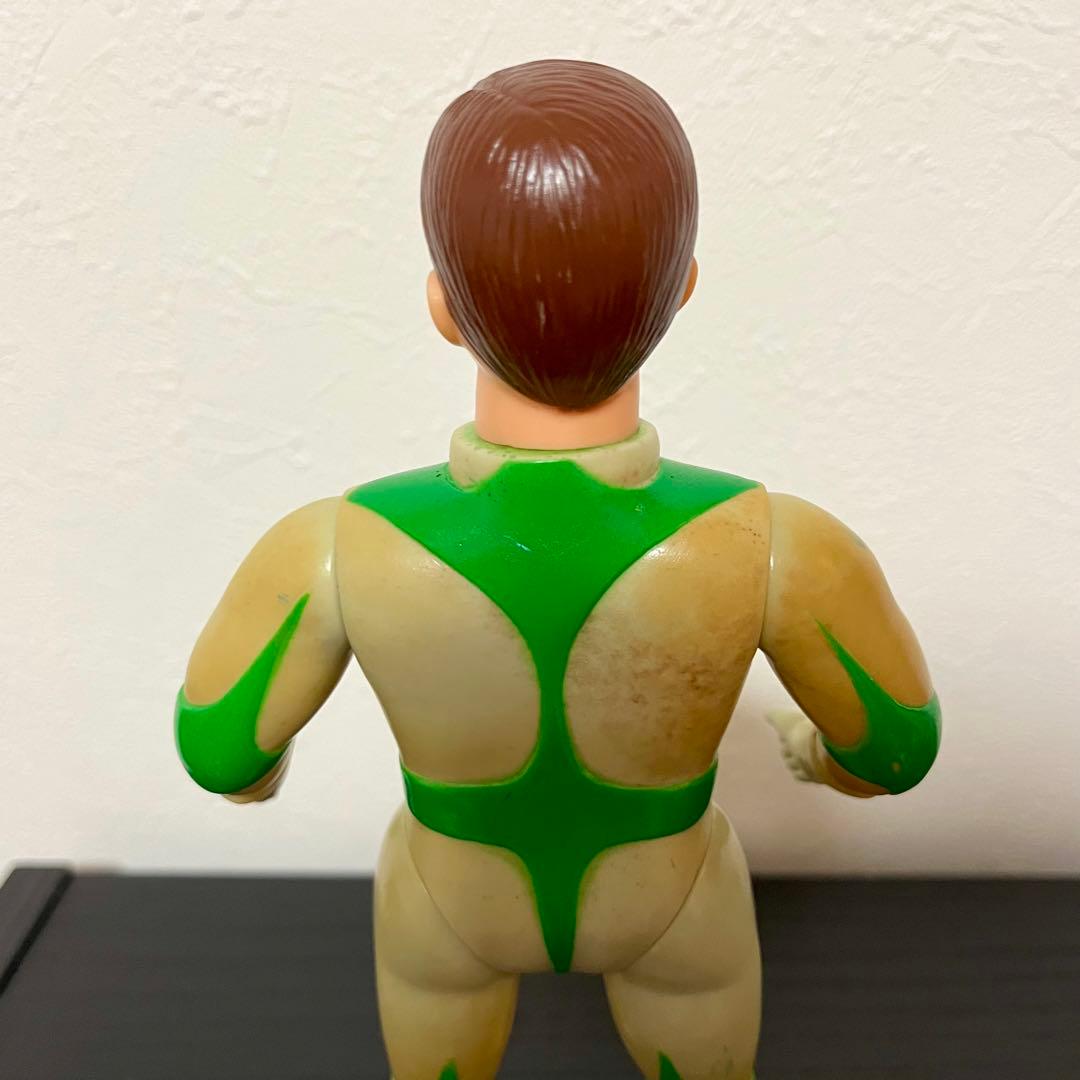 昭*き様 当時物　ブルマァク　ミラーマン　ソフビ　スタンダードサイズ　面取れ　マ