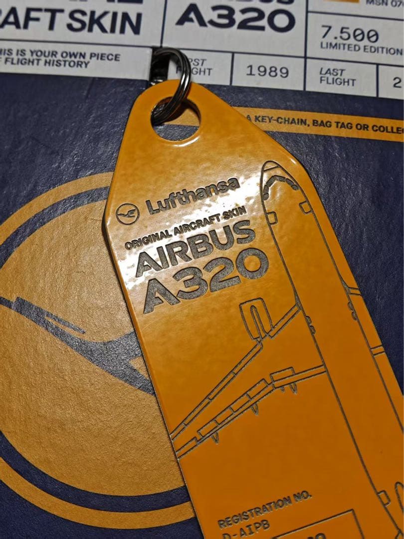 ルフトハンザドイツ航空 Aviationtag イエロー
