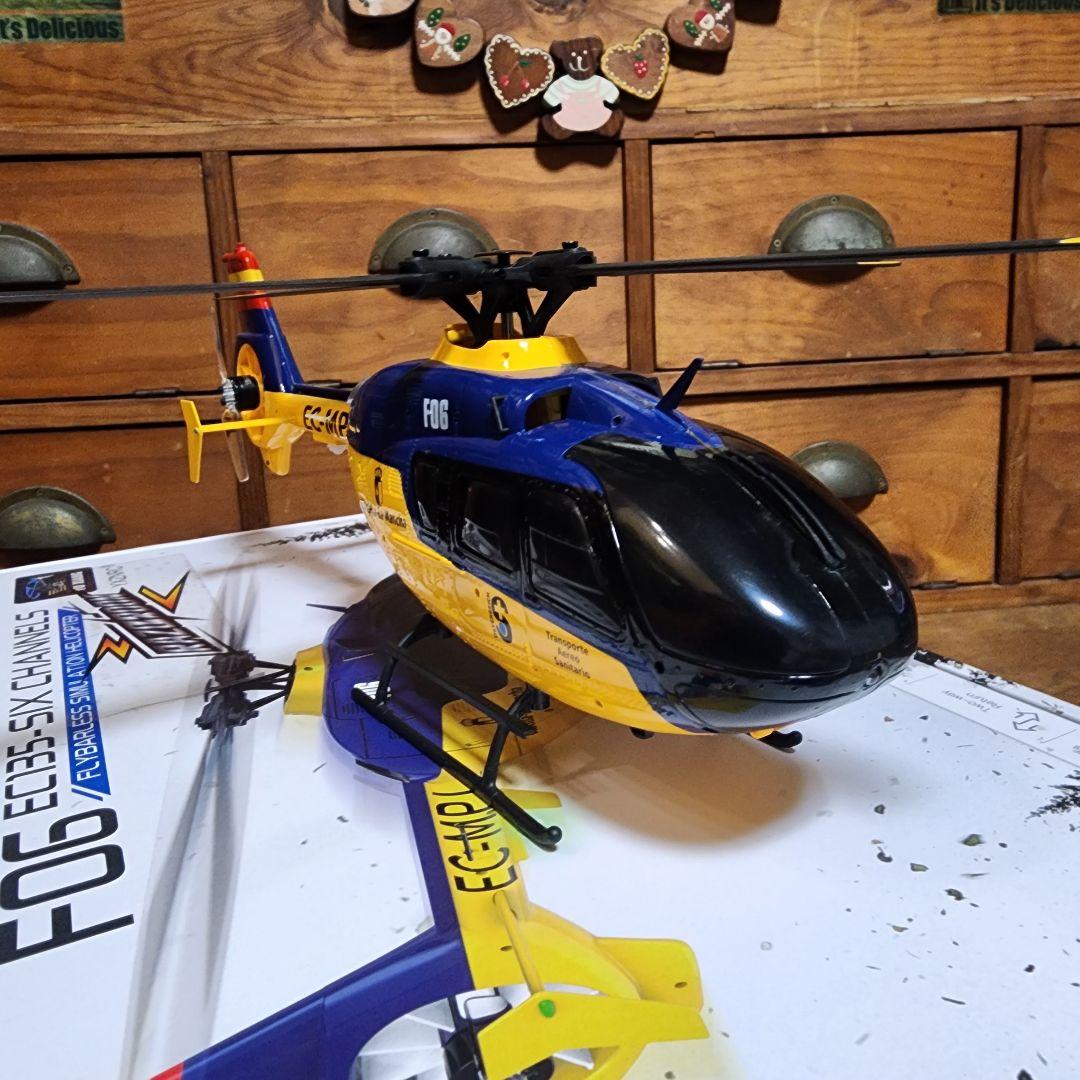 EC135 フライバーレスヘリコプター 6チャンネル(フルセット完成品)