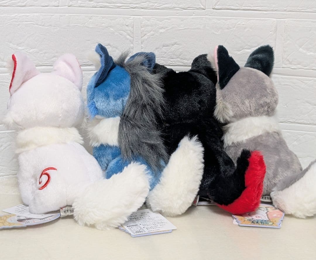 アマテラスのオオカミ　ぬいぐるみ　ST 全４種　コンプリートセット