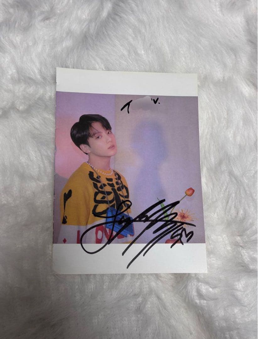 BTS ジョングク PERSONA サイン会 サイン