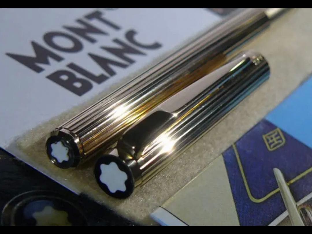 金運を呼ぶ黄金の総金張りの価値の高い逸品！No1147ノブレス★モンブラン美品