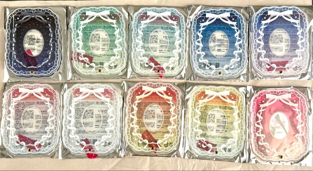 fanfancyフォトカードアクリルフレーム グラデーションレース 10種セット