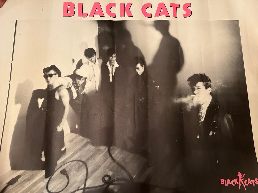 激レア　ブラックキャッツ　ポスター
