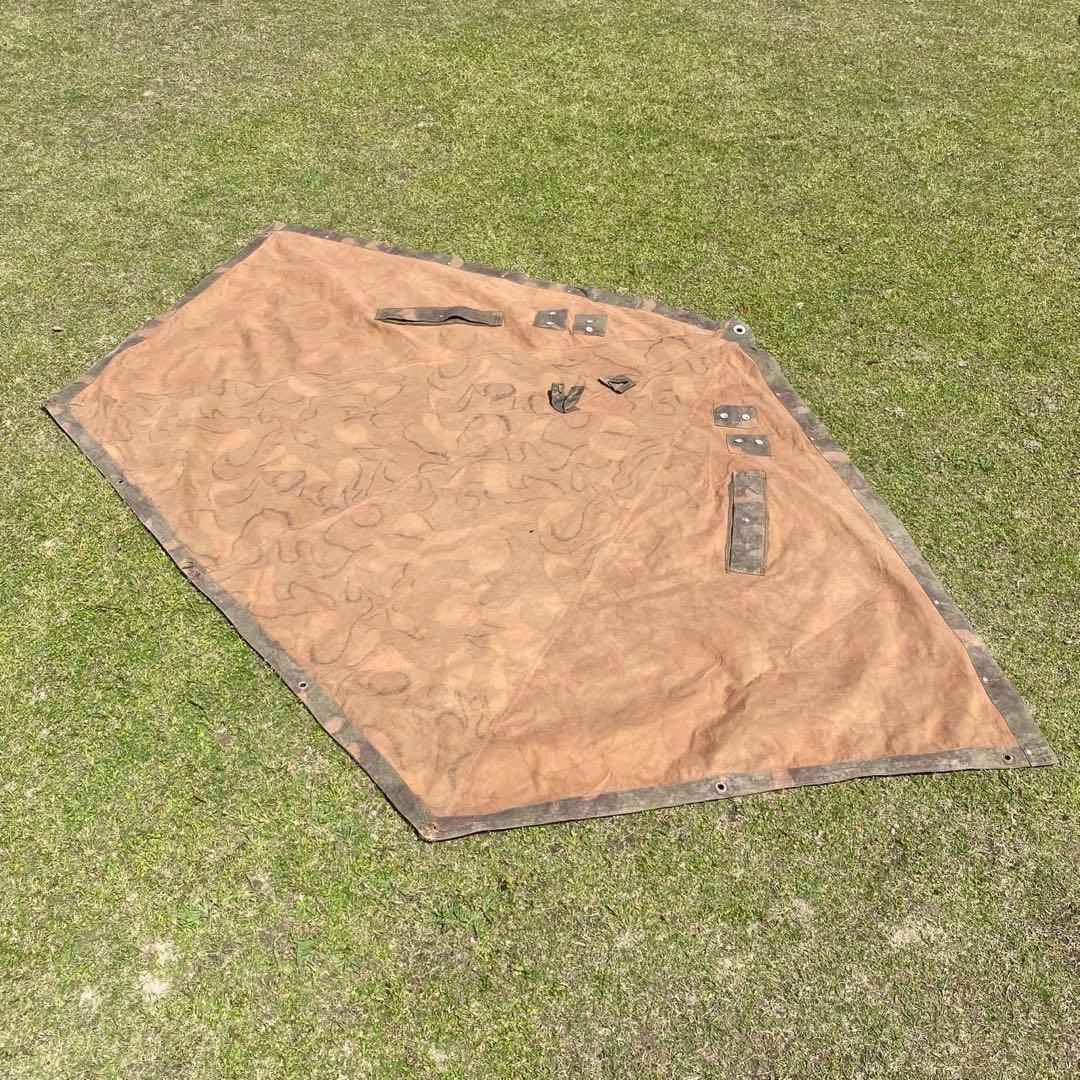 ひ*ち様 ハンガリー軍　軍幕　ポンチョ　１枚②　迷彩　ハリケーンカモ