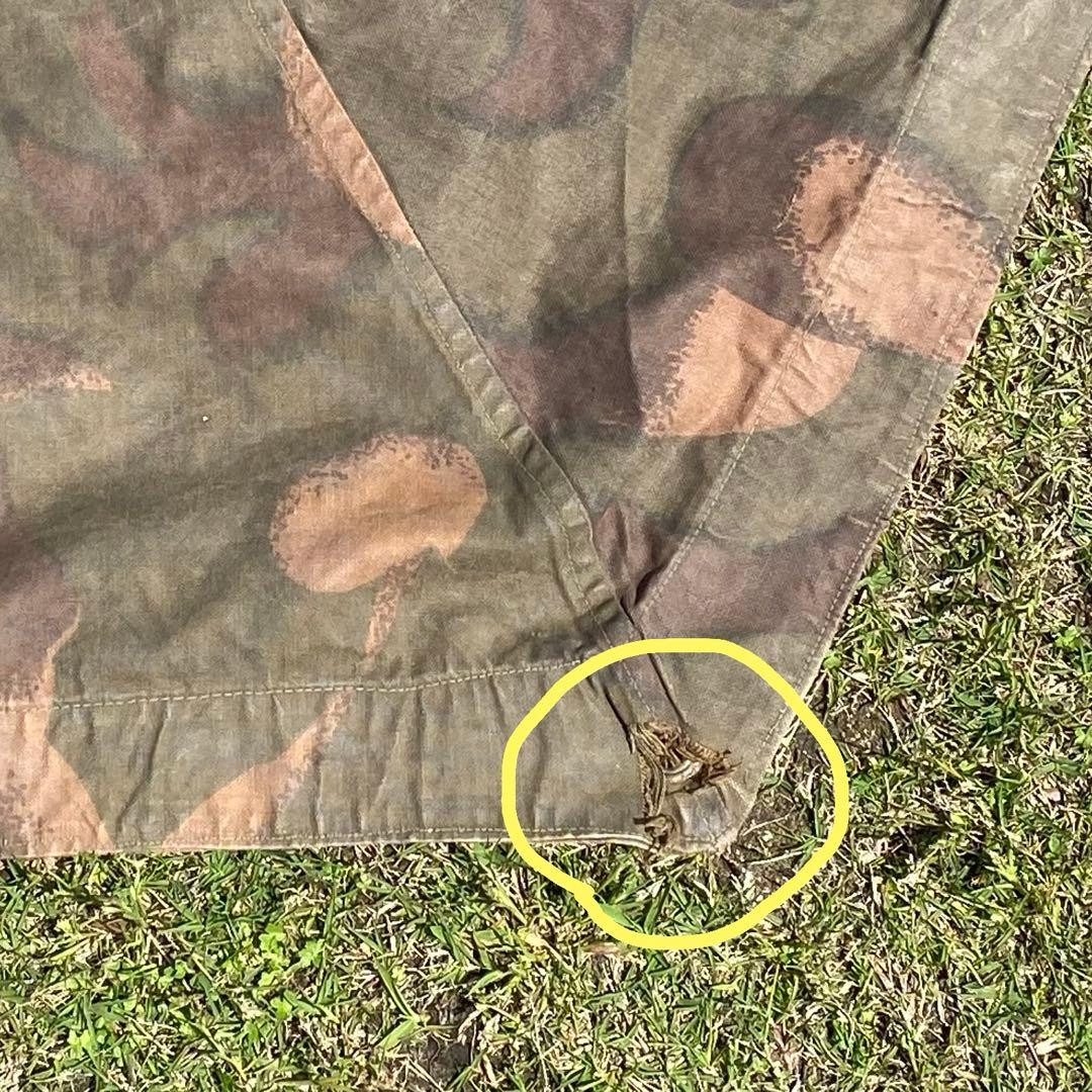 ひ*ち様 ハンガリー軍　軍幕　ポンチョ　１枚②　迷彩　ハリケーンカモ