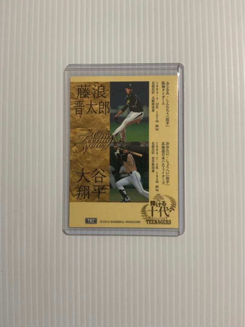 2013BBM 輝ける十代 藤浪晋太郎 大谷翔平 TN2