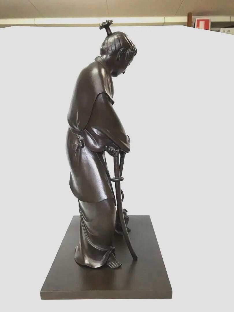 銅製:元禄若衆置物(高村光雲先生原型)