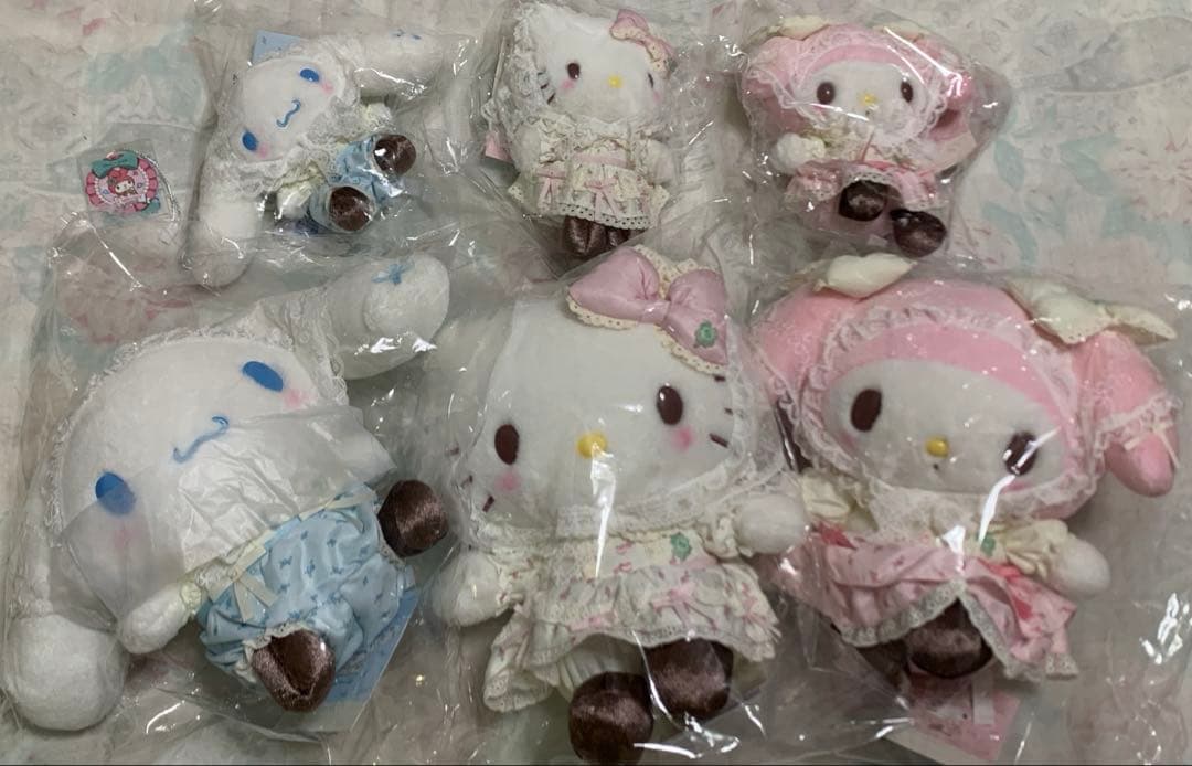 サンリオ フォレストレース マイメロディ ぬいぐるみ 3マスコット3，合計6点