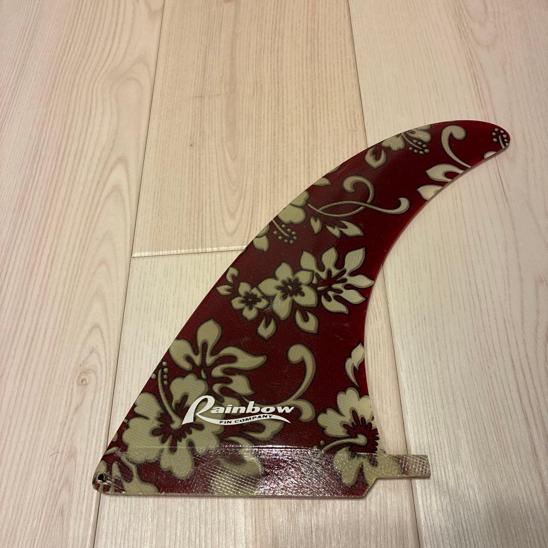 Rainbow Fin Company ロングボードセンターフィン ハイビスカス