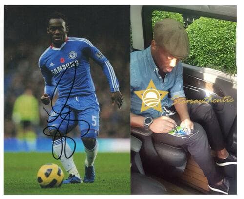 直筆サイン入り写真 マイケル・エッシェン チェルシーFC SA鑑定済