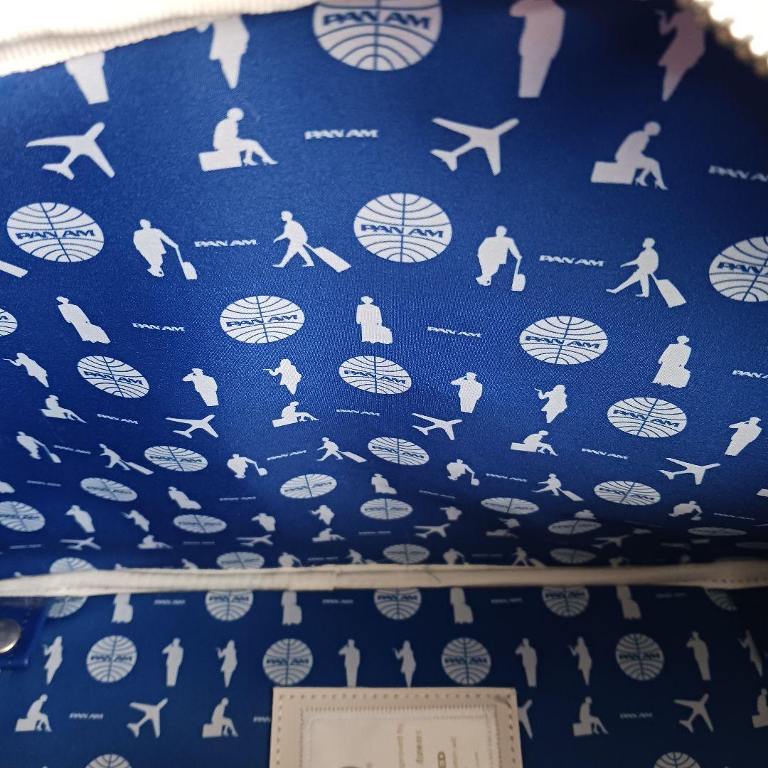 【かずや＠断捨離中】新品未使用PAN AM ボストンバッグ 青