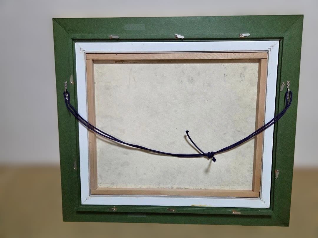 油彩画　高間惣七　『ヨット』　F８号