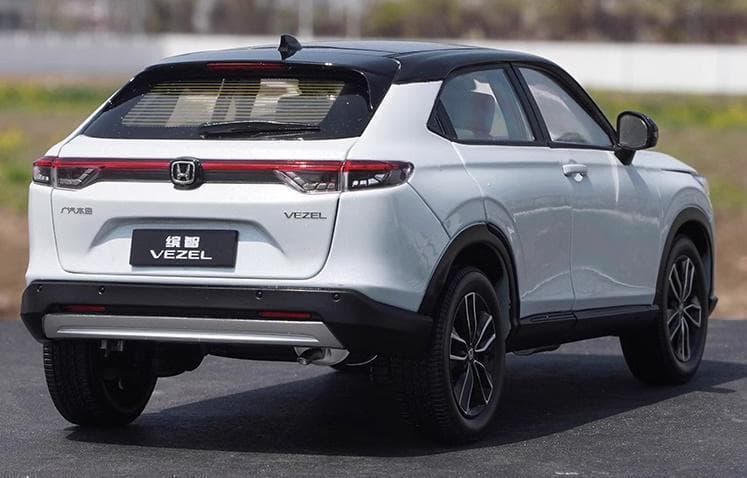 ミニカー 1/18 ホンダ ヴェゼル HONDA VEZEL 2023 ホワイト