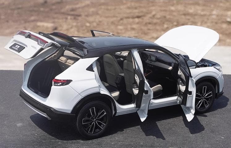 ミニカー 1/18 ホンダ ヴェゼル HONDA VEZEL 2023 ホワイト