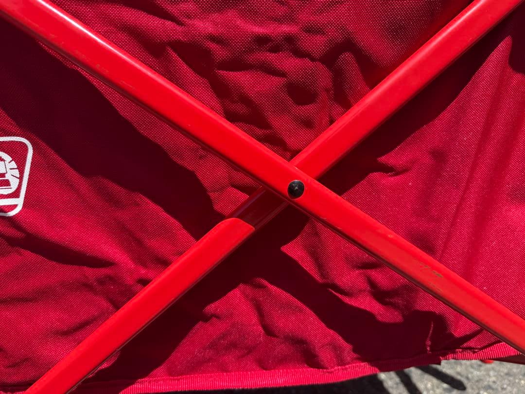 コールマン　キャリーワゴン　キャリーカート　レッド