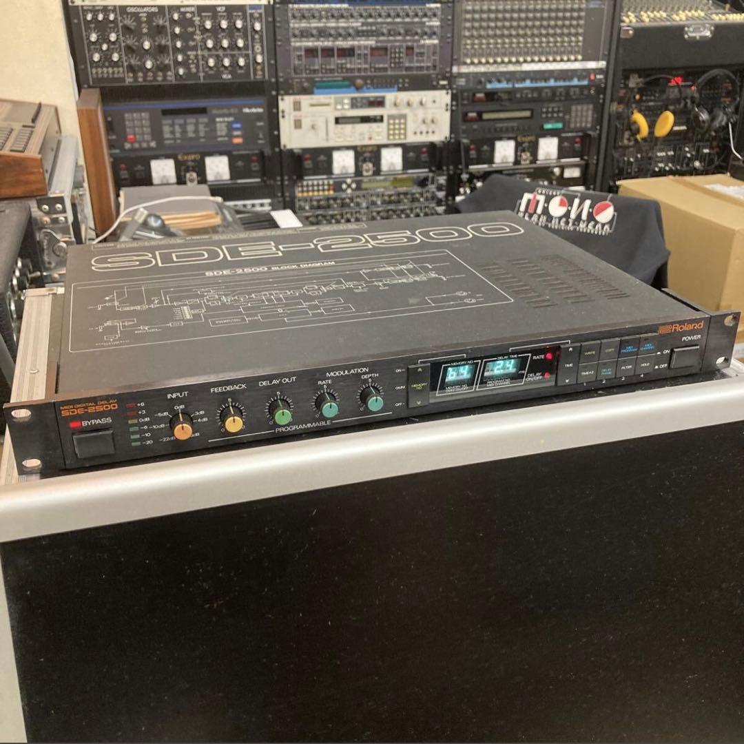 【美品】Roland SDE-2500 ローランド デジタルディレイ ⑦