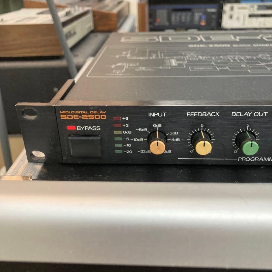 【美品】Roland SDE-2500 ローランド デジタルディレイ ⑦