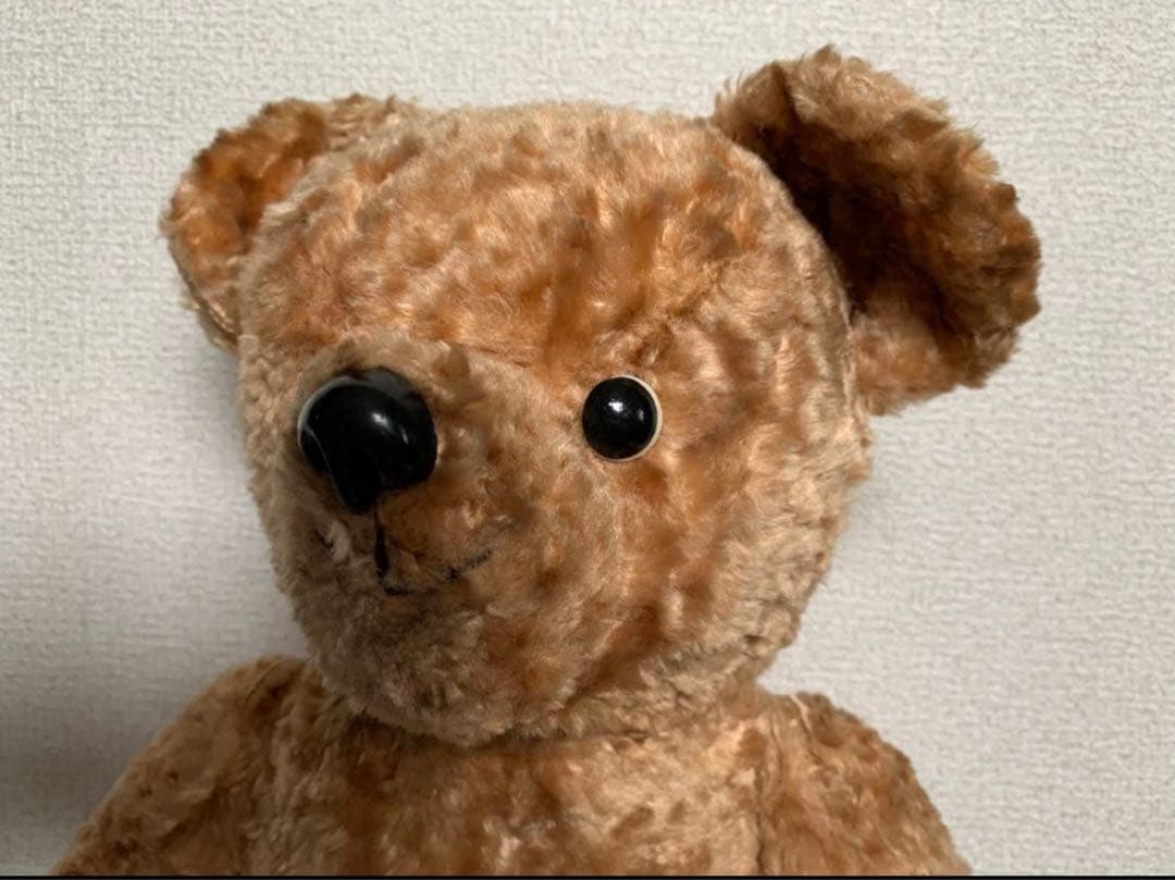 テディベアイギリスアンティーク茶色いクマのぬいぐるみ 約47㎝
