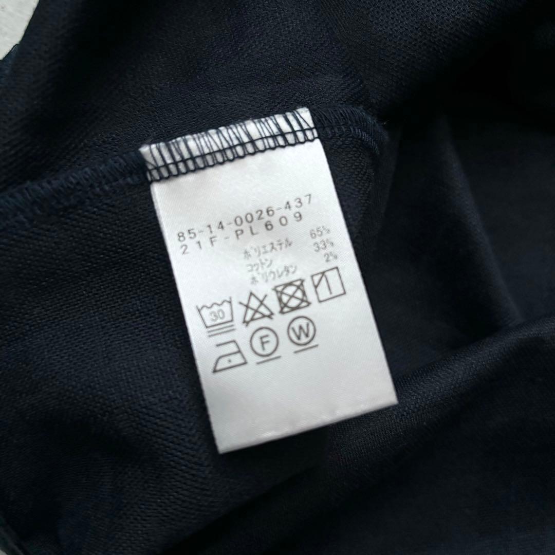 【美品】BEAMS GOLF パープルレーベル チェック柄モックネック長袖シャツ