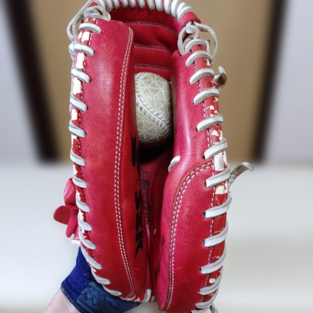 明かしエスエスケイ　スペシャルメイク　一般軟式用キャッチャーミット大きめ