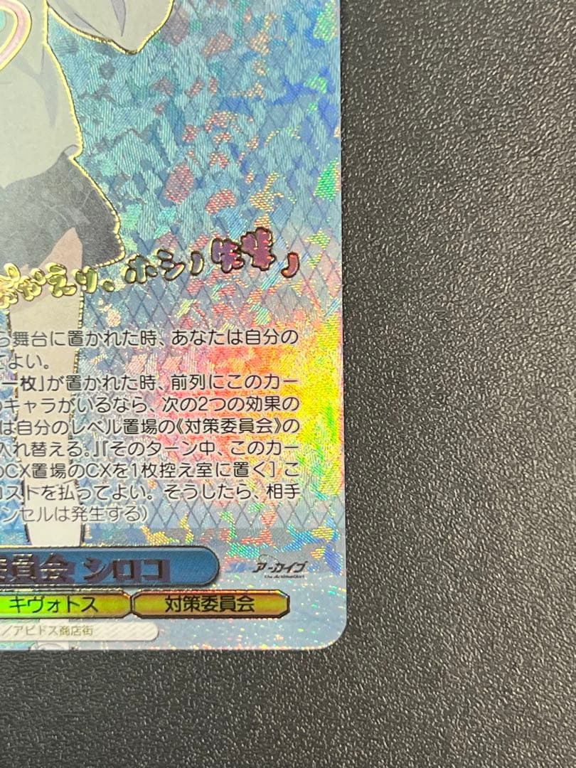 対策委員会シロコ SEC 箔押しサイン付き