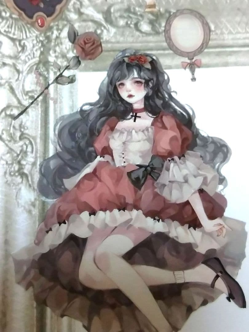 ✩再販✩J712＃红玫瑰庄园(PET)迷雾森林切り売り海外人物マステ女の子