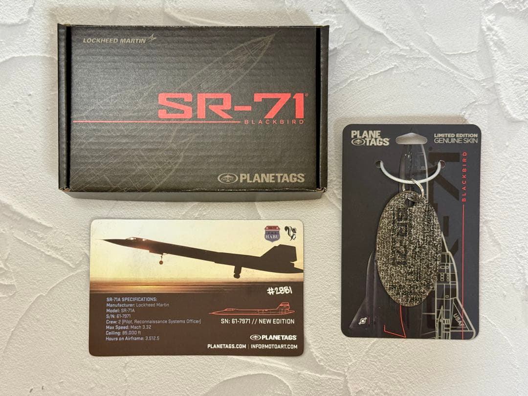 ロッキードSR-71ブラックバード　PLANETAGS