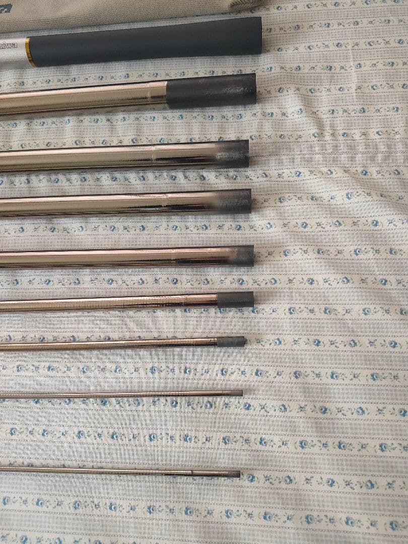 Daiwa VS 銀影競技 T 中硬硬 95SG /予備パーツ穂先 元竿 3番継