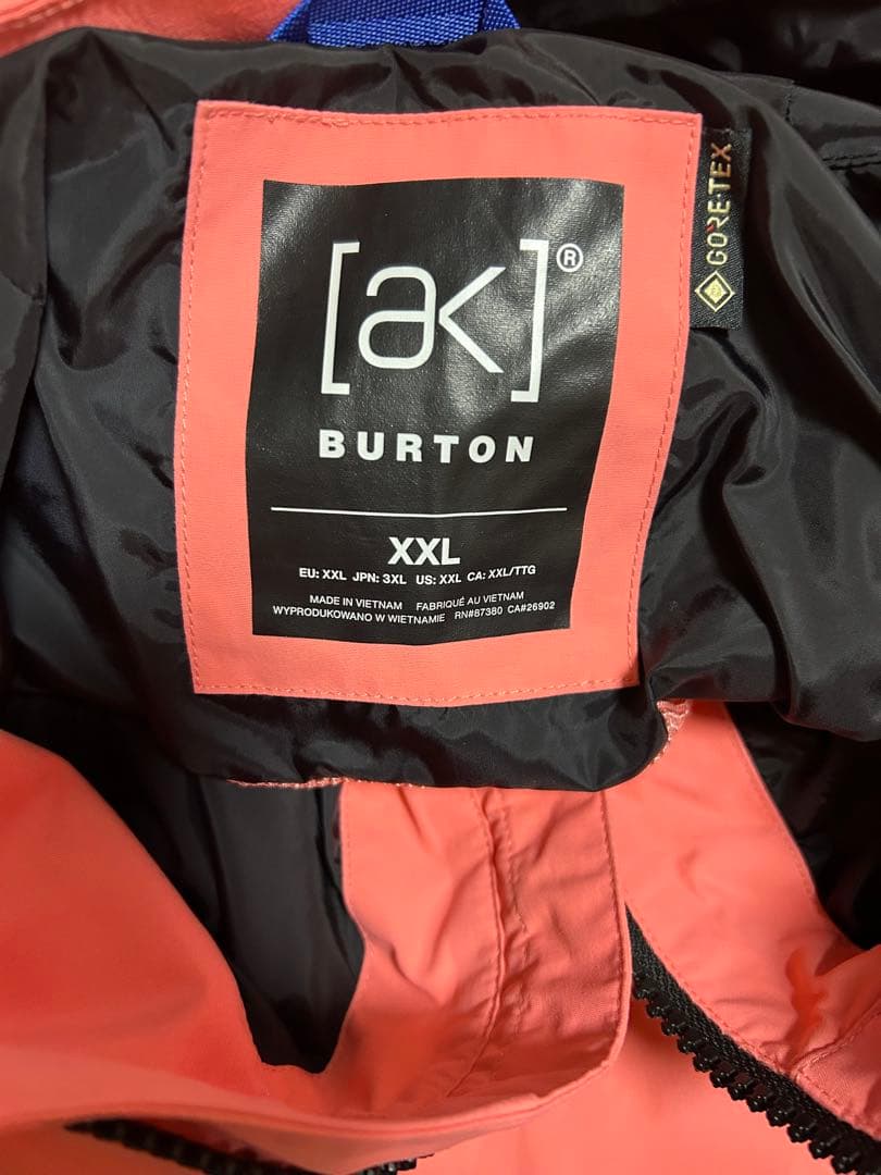 Burton [ak] ピンクジャケット 3L スノーボードウェア バートンak