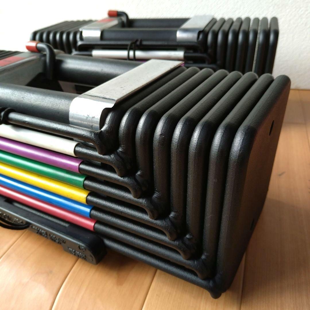 ①幻の初代 POWERBLOCK 43kg アルミ削り出しハンドル 計86kg