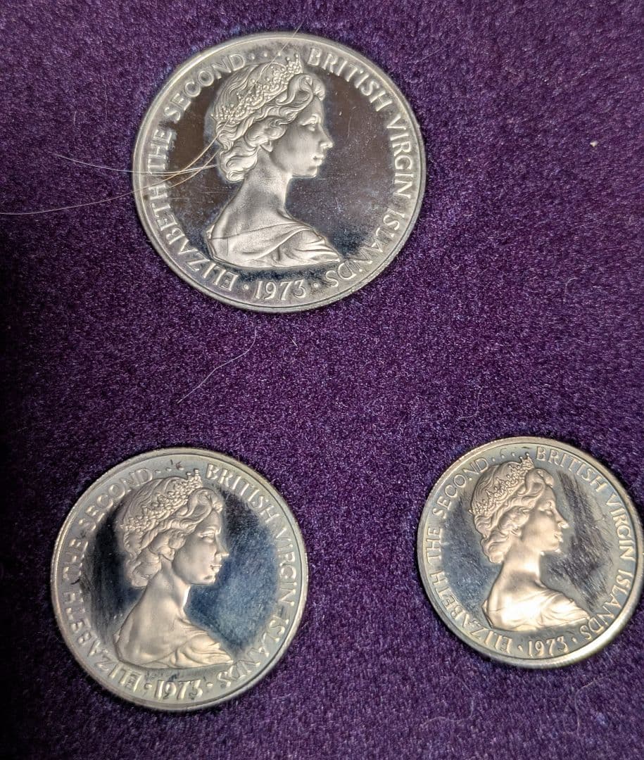1973年イギリス領ヴァージン諸島 フランクリンミントセット