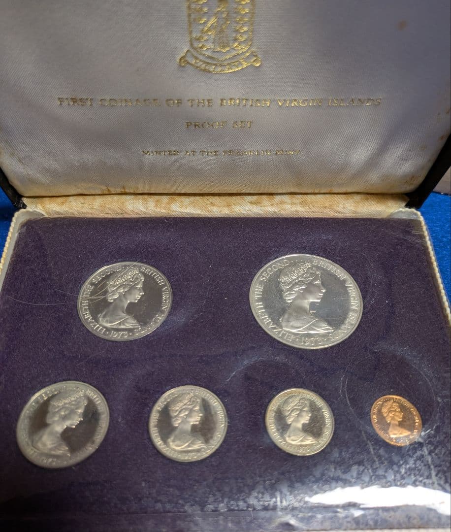1973年イギリス領ヴァージン諸島 フランクリンミントセット