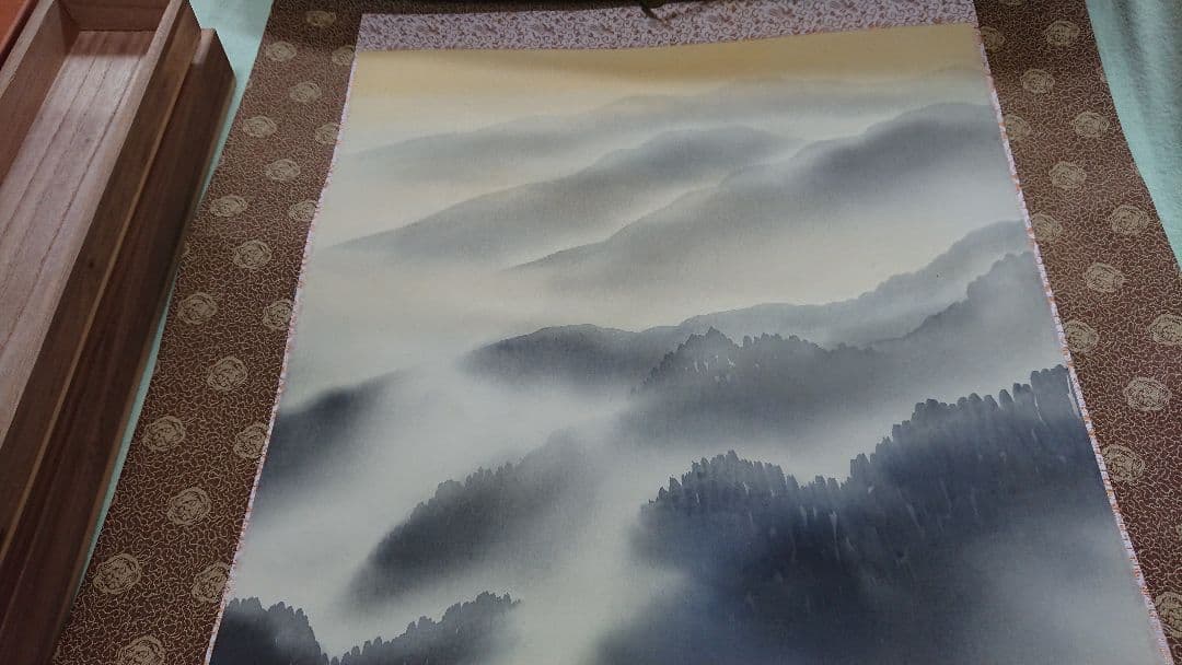 掛け軸★毛利秀信★幻想的な絵★コレクションにいかがでしょうか♪