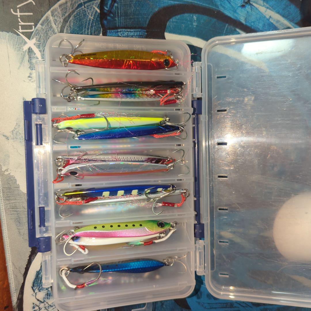 ジグパラ・ビッグバッカージグ・メタルエフェクトブレード・ステイフォール　40g