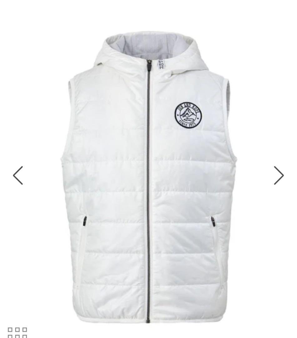 【新品未使用】Jun & Ropé タフタ中わた入りベスト/撥水・軽量