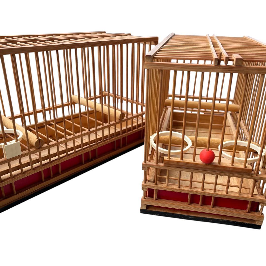 メジロ籠2個寝せ籠1個セット