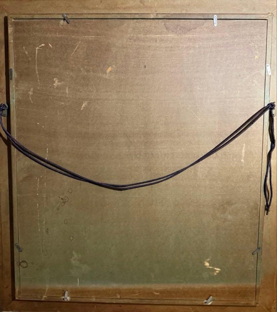 印象派　Jaqueline Andrieu 肉筆油彩画　直筆サインあり