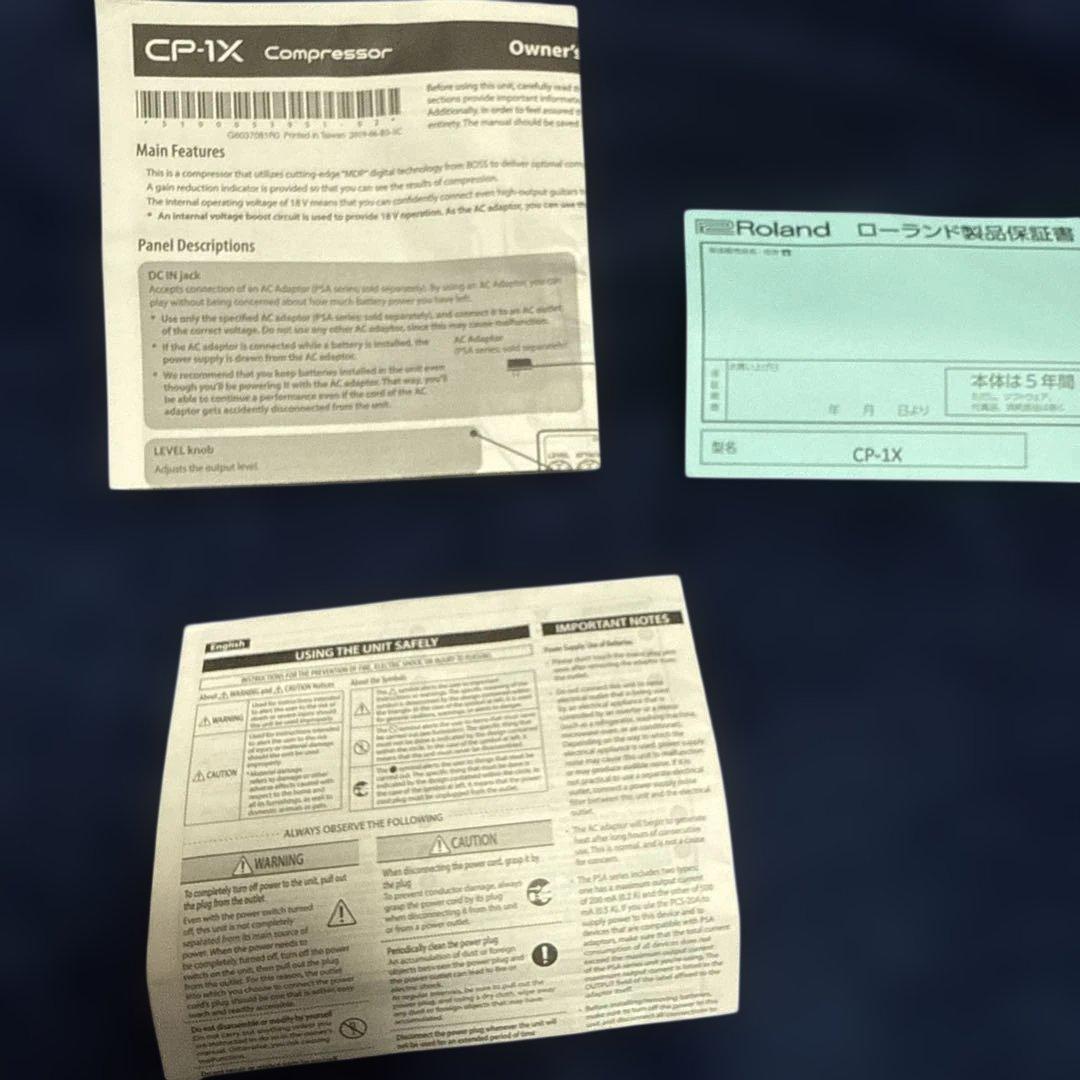BOSS CP-1X Compressor【動作良好・MDP搭載コンプ】