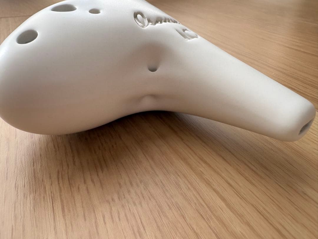 オオサワi マットホワイト　オカリナ　アルトC 【新中古】